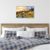 Landschap Schotland Schilderachtig Rolling Hills Canvas Afdruk (Insitu (Slaapkamer))