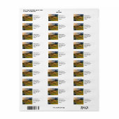 Landschap Schotland Schilderachtig Rolling Hills Etiket (Full Sheet)