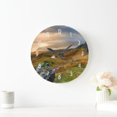 Landschap Schotland Schilderachtig Rolling Hills Grote Klok (Huis)