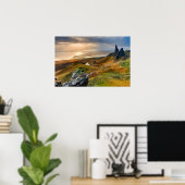 Landschap Schotland Schilderachtig Rolling Hills Poster (Thuiskantoor)