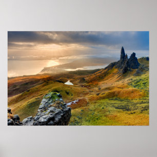 Landschap Schotland Schilderachtig Rolling Hills Poster