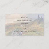 Landschap Schotland Schilderachtig Rolling Hills Visitekaartje (Achterkant)