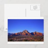 Landschap Sedona Mountain Briefkaart (Voorkant / Achterkant)