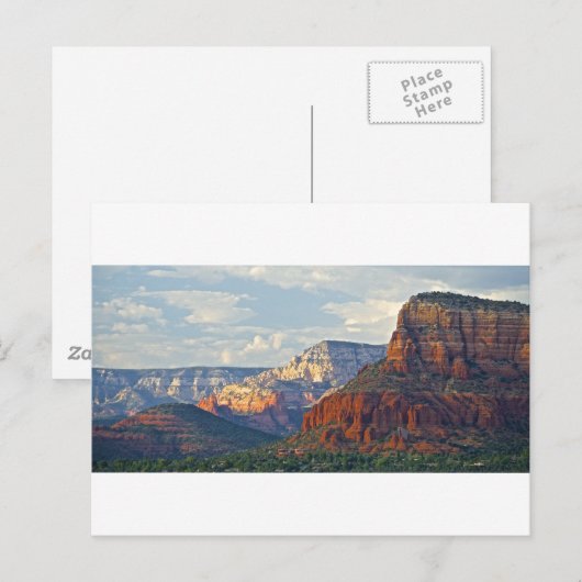 Landschap Sedona Mountain Briefkaart (Voorkant / Achterkant)