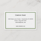 Landschap Sedona Visitekaartje (Achterkant)