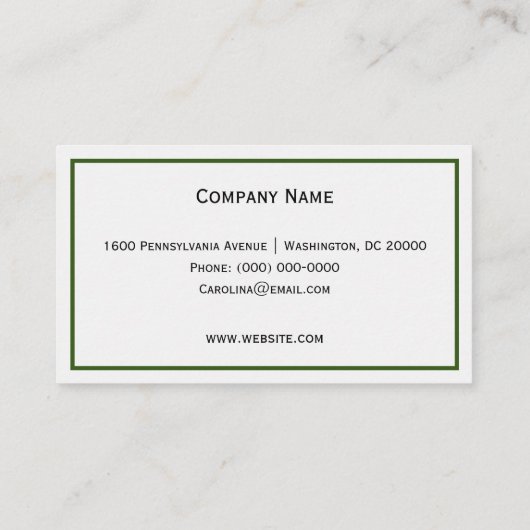 Landschap Sedona Visitekaartje (Achterkant)