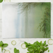 Landschap Serene Waterscape Theedoek (Gevouwen)