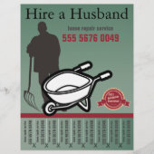 Landschap Service Handyman Small Business Flyer (Voorkant)