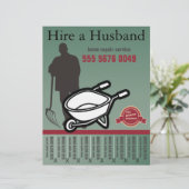 Landschap Service Handyman Small Business Flyer (Staand voorkant)