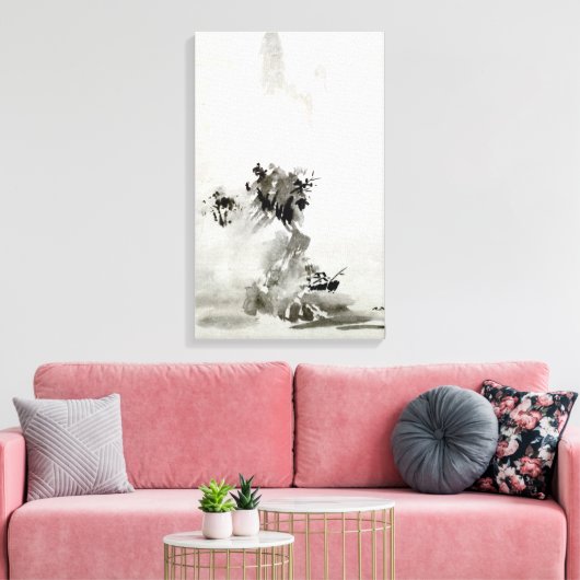 Landschap Sesshu Toyo Haboku-Sansui Canvas Afdruk (Insitu (Woonkamer))
