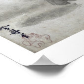 Landschap Sesshu Toyo Haboku-Sansui Poster (Hoek)