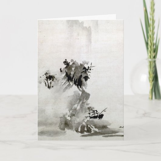 Landschap Sesshu Toyo Haboku-Sansui Poster Kaart (Voorkant)