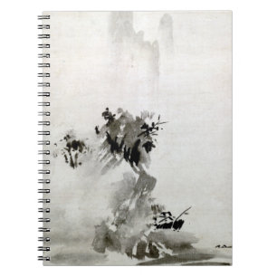 Landschap Sesshu Toyo Haboku-Sansui Poster Notitieboek