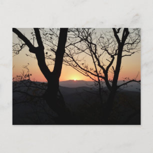 Landschap Shenandoah Sunset National Park Briefkaart