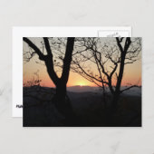 Landschap Shenandoah Sunset National Park Briefkaart (Voorkant / Achterkant)