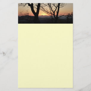Landschap Shenandoah Sunset National Park Briefpapier
