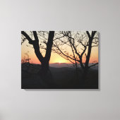 Landschap Shenandoah Sunset National Park Canvas Afdruk (Voorkant)