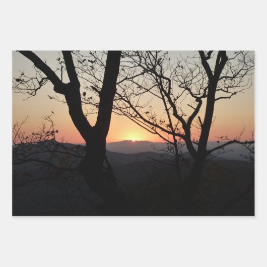Landschap Shenandoah Sunset National Park Inpakpapier Vel (Voorkant)