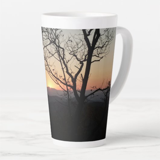Landschap Shenandoah Sunset National Park Latte Mok (Rechterhoek)
