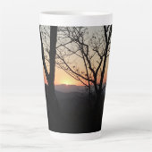 Landschap Shenandoah Sunset National Park Latte Mok (Voorkant)