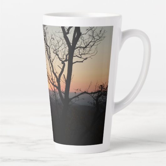 Landschap Shenandoah Sunset National Park Latte Mok (Rechts)
