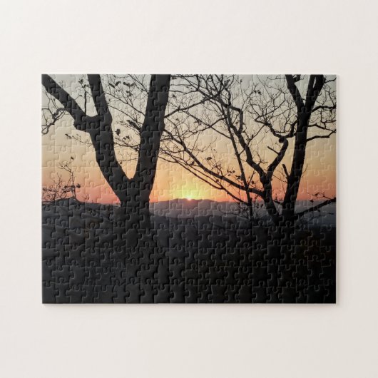 Landschap Shenandoah Sunset National Park Legpuzzel (Horizontaal)