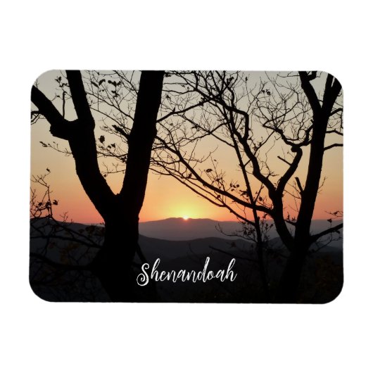 Landschap Shenandoah Sunset National Park Magneet (Horizontaal)