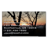 Landschap Shenandoah Sunset National Park Magnetisch Visitekaartje (Voorkant)