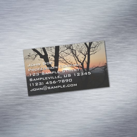 Landschap Shenandoah Sunset National Park Magnetisch Visitekaartje (Voorbeeld)