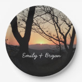 Landschap Shenandoah Sunset National Park Papieren Bordje (Voorkant)