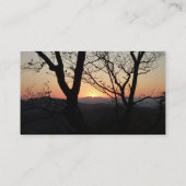 Landschap Shenandoah Sunset National Park Visitekaartje (Achterkant)