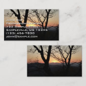 Landschap Shenandoah Sunset National Park Visitekaartje (Voorkant / Achterkant)