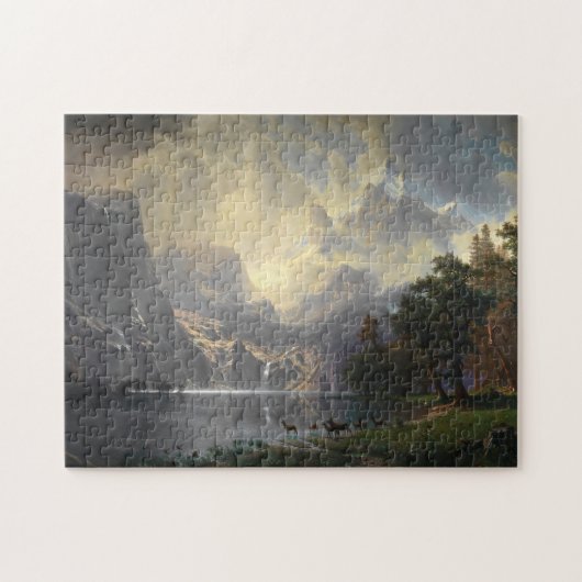 Landschap Sierra Nevada Albert Bierstadt Legpuzzel (Horizontaal)