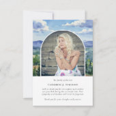 Landschap Sky Memorial Foto Sympathy Begrafenis Bedankkaart (Voorkant)