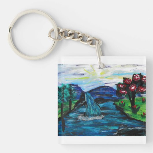 landschap sleutelhanger (voorkant)