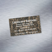 Landschap Soil Gardening Sod Business Magnetisch Visitekaartje (Voorbeeld)