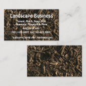 Landschap Soil Gardening Sod Topsoil Business Visitekaartje (Voorkant / Achterkant)