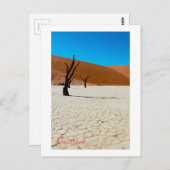 Landschap Sossusvlei Briefkaart (Voorkant / Achterkant)