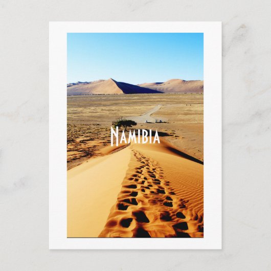 Landschap Sossusvlei Briefkaart (Voorkant)