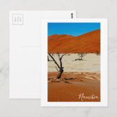 Landschap Sossusvlei Briefkaart (Voorkant / Achterkant)
