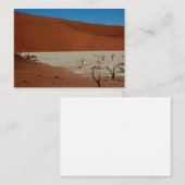 Landschap Sossusvlei Informatiekaartje (Voorkant / Achterkant)