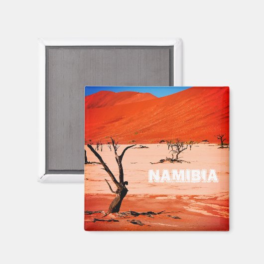 Landschap Sossusvlei Magneet (Voorkant / Achterkant)
