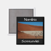 Landschap Sossusvlei Magneet (Voorkant / Achterkant)