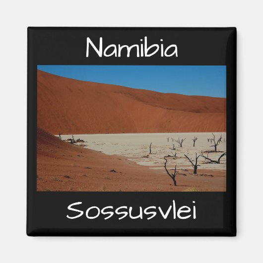 Landschap Sossusvlei Magneet (Voorkant)