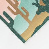 Landschap Southwest-woestijn Fleece Deken (Hoek)