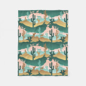 Landschap Southwest-woestijn Fleece Deken (Voorkant)