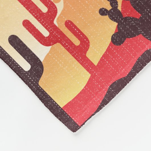 Landschap Southwest-woestijn Fleece Deken (Hoek)