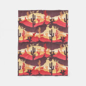 Landschap Southwest-woestijn Fleece Deken (Voorkant)