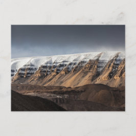 Landschap Spitsbergen Svalbard Foto Briefkaart
