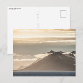 Landschap Spitsbergen Svalbard Foto Briefkaart